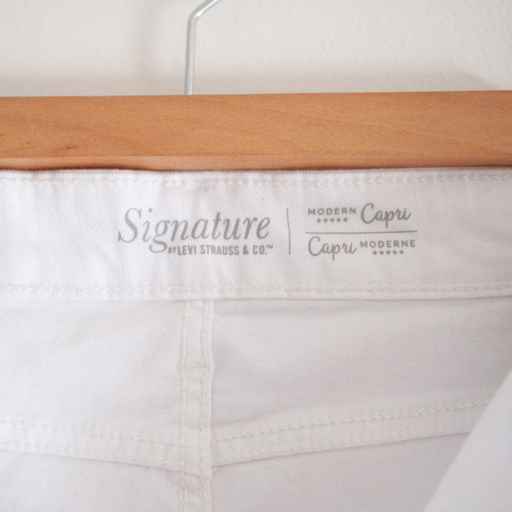 LEVI'S | WHITE CAPRIS - Picture 3 of 5